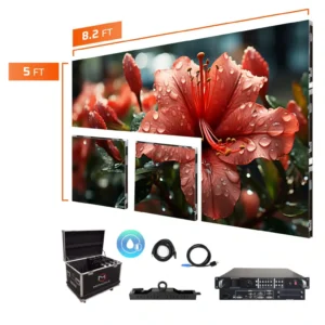 LED video Wall LED Screen panel 8.2’ x 5’ P2.97mm Outdoor